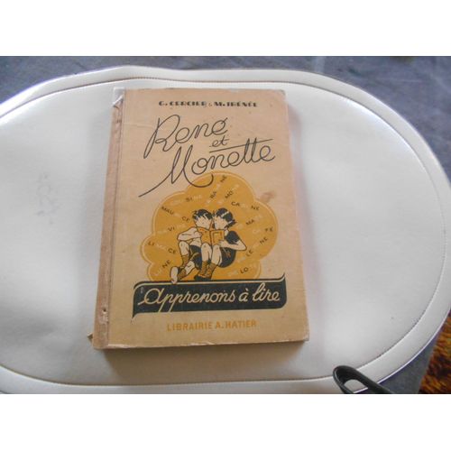Ancien Livre Scolaire Rene Et Monette Cp Apprenons A Lire 1950