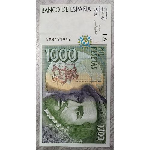 Billet 1 000 Pesetas - 1992 - Francisco Pizarro