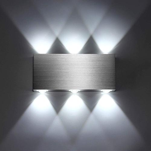 18w Led Wall Light Indoor Wall Lamp Modern Square Up Down Aluminum Lighting Decoration Light Cold White