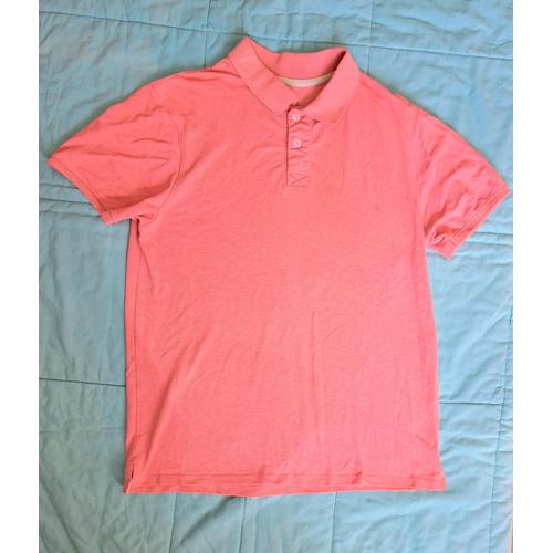 Polo Rose Orange Homme Owk Authentique Collection Original L T-Shirt Coton Mode Tendance - Envoi Très Rapide Et Soigne.