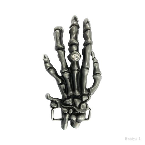 Boucle De Ceinture Crâne Créative Pour Hommes Pièces D'accessoires De Ceinture Gothique Main Punk Squelette Texas Pour Cadeau Usage Quotidien Fête - Générique