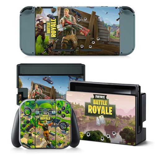 Kit De Autocollants Skin Decal Pour Nintendo Ns Switch Fortnite Console De Jeux Fortnite, T1tn-Switch-5201