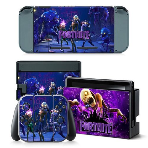 Kit De Autocollants Skin Decal Pour Console De Jeux Nintendo Ns Switch Fortnite Fortnite, T1tn-Switch-5202