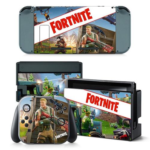 Kit De Autocollants Skin Decal Pour Nintendo Ns Switch Fortnite Console De Jeux Fortnite, T1tn-Switch-5190