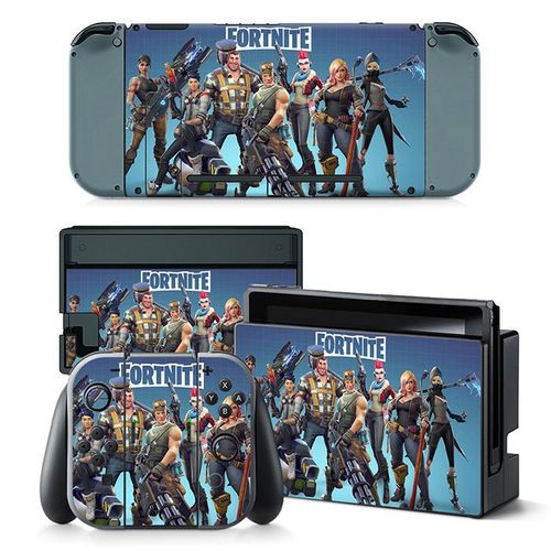 Kit De Autocollants Skin Decal Pour Console De Jeu Nintendo Ns Switch Fortnite Fortnite, T1tn-Switch-5215