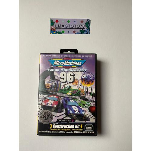 Jeu Original Megadrive Micromachines Turbo Tournament 96 Complet