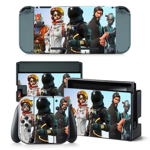 Kit De Autocollants Skin Decal Pour Console De Jeux Nintendo Ns Switch Fortnite Fortnite, T1tn-Switch-5204