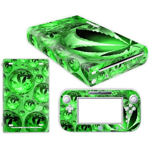 Kit De Autocollants Skin Decal Pour Console De Jeu Nintendo Wii U Corps Entier 0246-0270, T1tn-Wiiu-0262