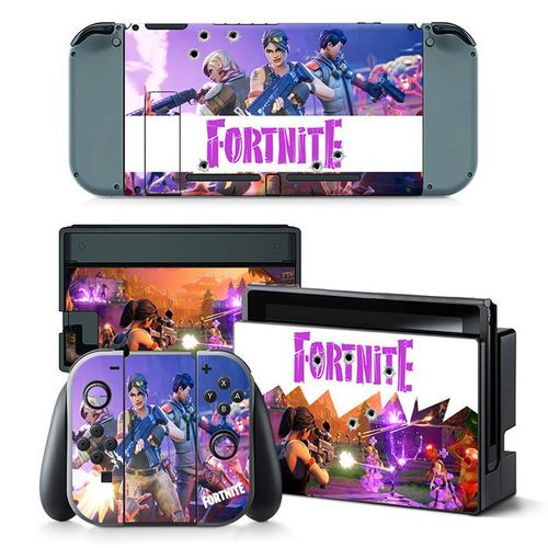Kit De Autocollants Skin Decal Pour Console De Jeux Nintendo Ns Switch Fortnite Fortnite, T1tn-Switch-5193