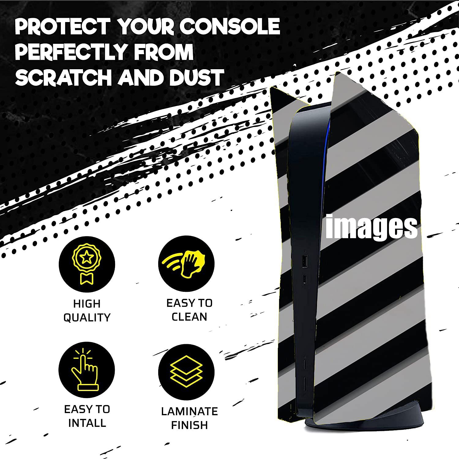 Kit De Autocollants Skin Decal Pour Ps4 Slim Game Console Fu... - 3