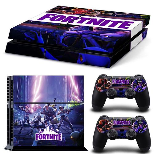 Kit De Autocollants Skin Decal Pour Console De Jeu Ps4 Fortnite, T1tn-Ps4-9219