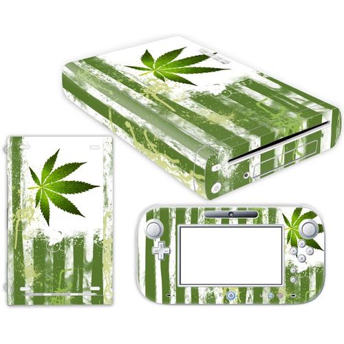 Kit De Autocollants Skin Decal Pour Console De Jeu Nintendo Wii U Corps Entier 0246-0270, T1tn-Wiiu-0265