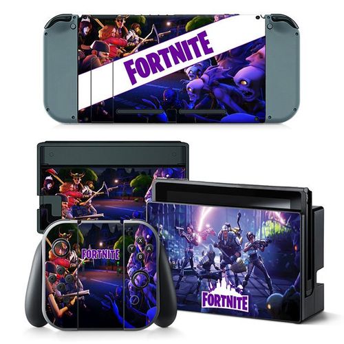 Kit De Autocollants Skin Decal Pour Console De Jeux Nintendo Ns Switch Fortnite Fortnite, T1tn-Switch-5207