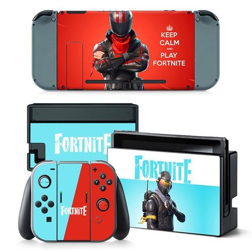 Kit De Autocollants Skin Decal Pour Console De Jeu Nintendo Ns Switch Fortnite Fortnite, T1tn-Switch-5195