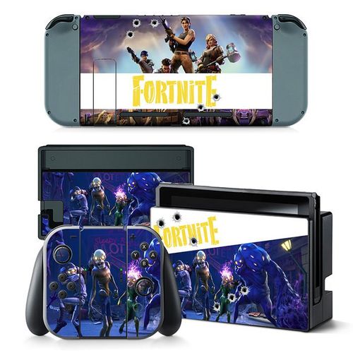 Kit De Autocollants Skin Decal Pour Console De Jeu Nintendo Ns Switch Fortnite Fortnite, T1tn-Switch-5208