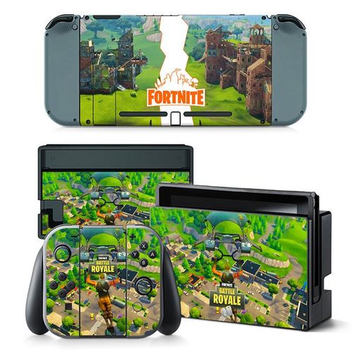 Kit De Autocollants Skin Decal Pour Nintendo Ns Switch Fortnite Console De Jeux Fortnite, T1tn-Switch-5196