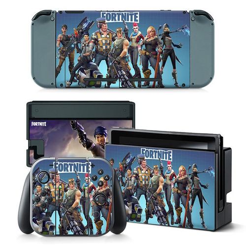 Kit De Autocollants Skin Decal Pour Nintendo Ns Switch Fortnite Console De Jeux Fortnite, T1tn-Switch-5210