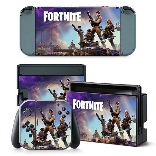 Kit De Autocollants Skin Decal Pour Console De Jeux Nintendo Ns Switch Fortnite Fortnite, T1tn-Switch-5197