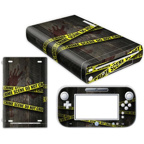 Kit De Autocollants Skin Decal Pour Console De Jeu Nintendo Wii U Corps Entier 0246-0270, T1tn-Wiiu-0255