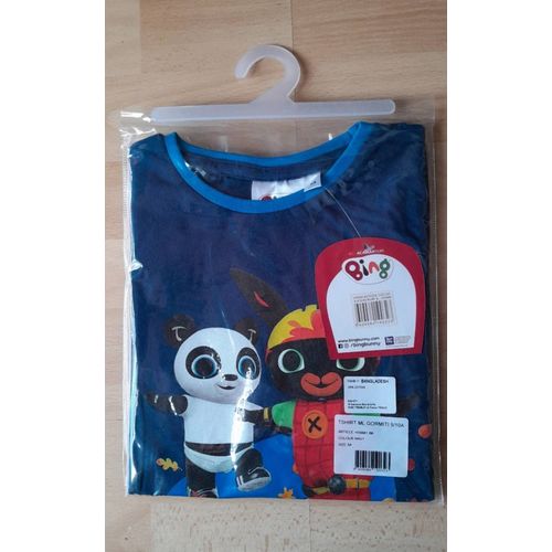 Tee-Shirt Manches Longues Bing 5ans Neuf Avec Étiquette Sous Blister