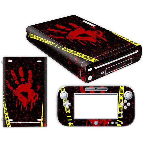Kit De Autocollants Skin Decal Pour Console De Jeu Nintendo Wii U Corps Entier 0246-0270, T1tn-Wiiu-0258