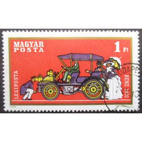 Hongrie Poste Aérienne N°319 Voiture Ancienne Oblitéré