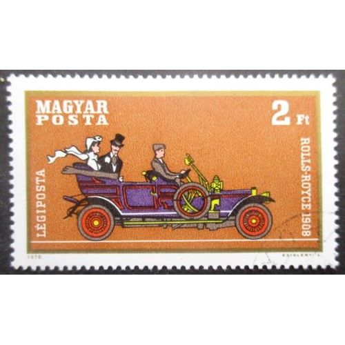 Hongrie Poste Aérienne N°321 Voiture Ancienne Oblitéré