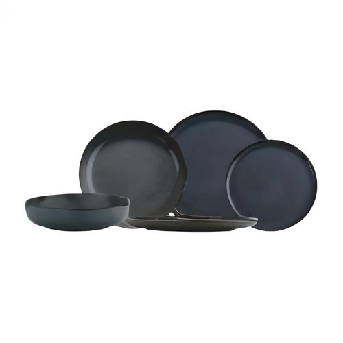 Service À Vaisselle 12 Pièces Bleu En Grès Carrefour Home - Les 12 Pièces