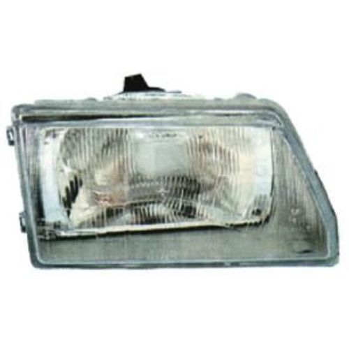 Phare Optique Avant Droit Pour Fiat Cinquecento 1992-1998, H4, Réglage Manuel, Asymétrique, Corps Gris, Neuf