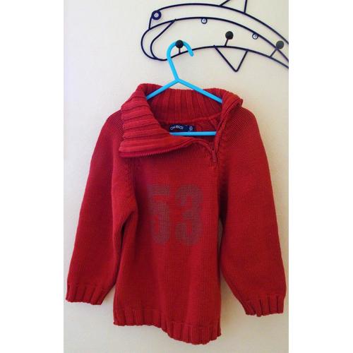 Pull Coton 3 Ans Rouge