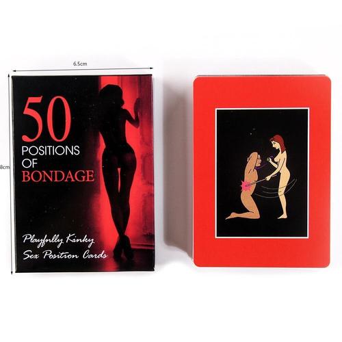 Un Jeu - 50/Set Sex Games For Couple Adult Erotic Toy Sexual Position Cards Erotics Gadgets Romance Sexy Gambling Entertainment Positions