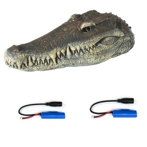 Batteries Version 2.4g Electrique Rc Bateau Simulation Tête De Crocodile Vehicules Rtr Modèle Jouet