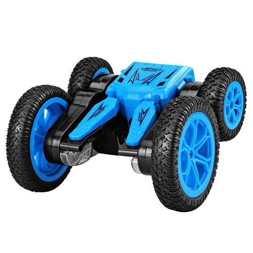 2.4g Rc Car Stunt Drift Deformation Rock Crawler Roll Car 360 Degre Flip Kids Robot Rc Cars Toys,Blue