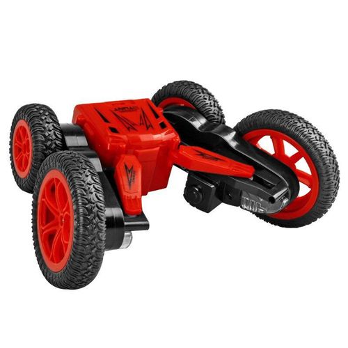 2.4g Rc Car Stunt Drift Deformation Rock Crawler Roll Car 360 Degree Flip Kids Robot Rc Cars Toys,Red