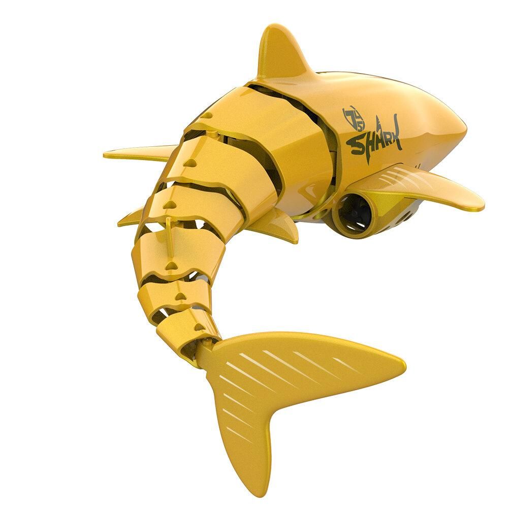 2.4ghz Rc Golden Shark Bateau Robot Radio Simulation Etanche... - 3
