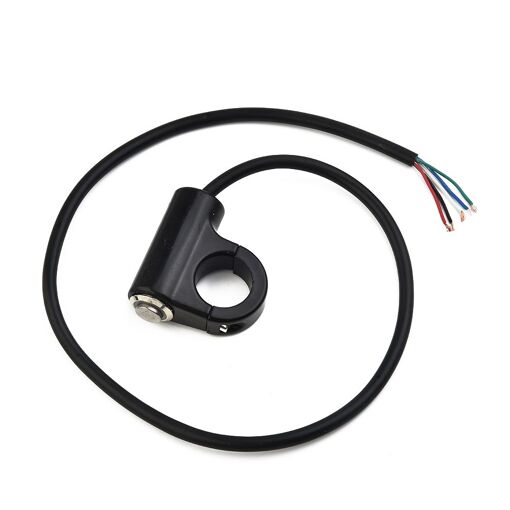 Interrupteur Guidon Moto 22mm – Bouton LED étanche Autobloquant – Accessoire Universel