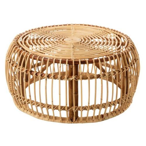 Table Basse En Rotin "Ana" 85cm Naturel