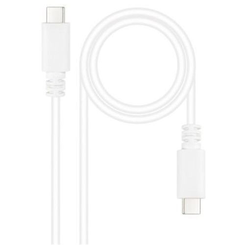 Câble USB 2.0 Type C/M vers USB Type C/M - 1M · Blanc