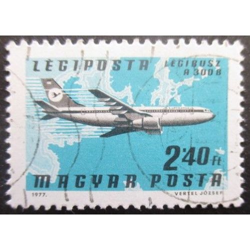 Hongrie Poste Aérienne N°395 Avion Oblitéré