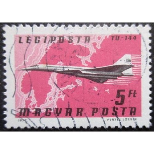 Hongrie Poste Aérienne N°397 Avion Oblitéré