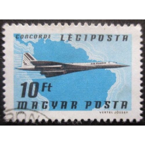 Hongrie Poste Aérienne N°398 Avion Oblitéré