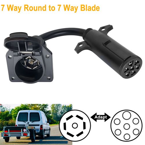 Adaptateur De Faisceau De Lumière, 7 Pôles, 7 Broches À 7 Voies, Lame Rv, Accessoires De Remorque