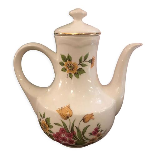 Thire Ancienne Gien Fleuri Blanc