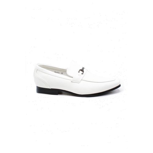 Mocassin Enfiler Blanc Homme