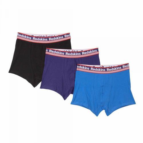 Pack De 3 Boxers 3 Couleurs Coton Doux Stretch Orion Homme Redskins