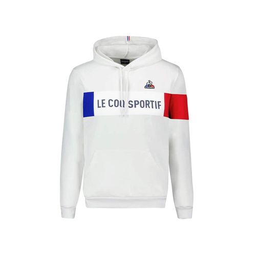 Sweat Le Coq Sportif Essential Tricolore Homme Blanc