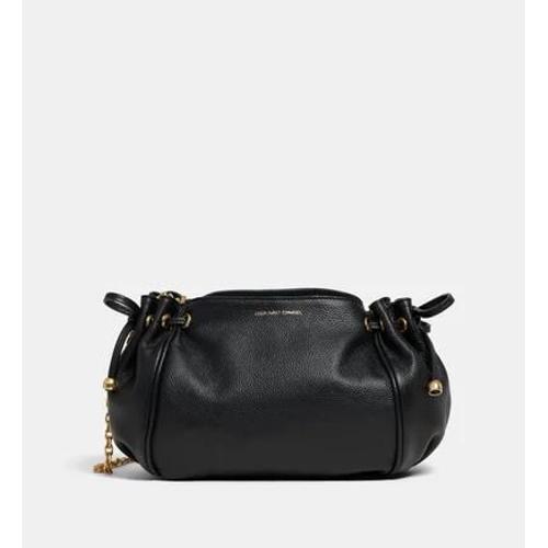 Gerard Darel - Mini sac bowling 24H en cuir grainé - Noir