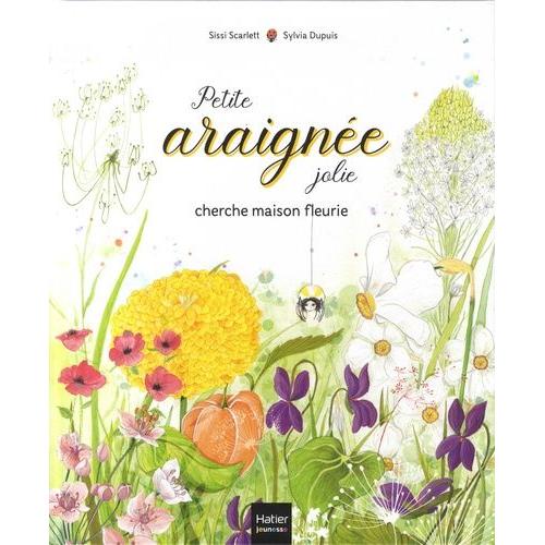 Petite Araignée Jolie Cherche Maison Fleurie