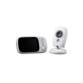 Babyphone Caméra, Cool&Fun Bébé Moniteur Vidéo Sans fil 3,2 Écran LCD  Couleur Ecoute Bébé Vidéo avec Caméra Vision Nocturne,VB603
