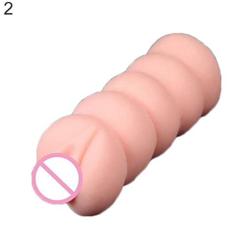 Masturbation Masculine Vaginale Artificielle Réaliste De Silicone A Empoché Des Jouets Sexuels De Tasse De Chatte Pour Le Matériel Mou D'homme Le Rend Si Grand-2 - Générique